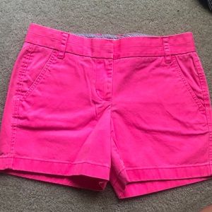 EUC J. Crew Neon Chino Shorts
